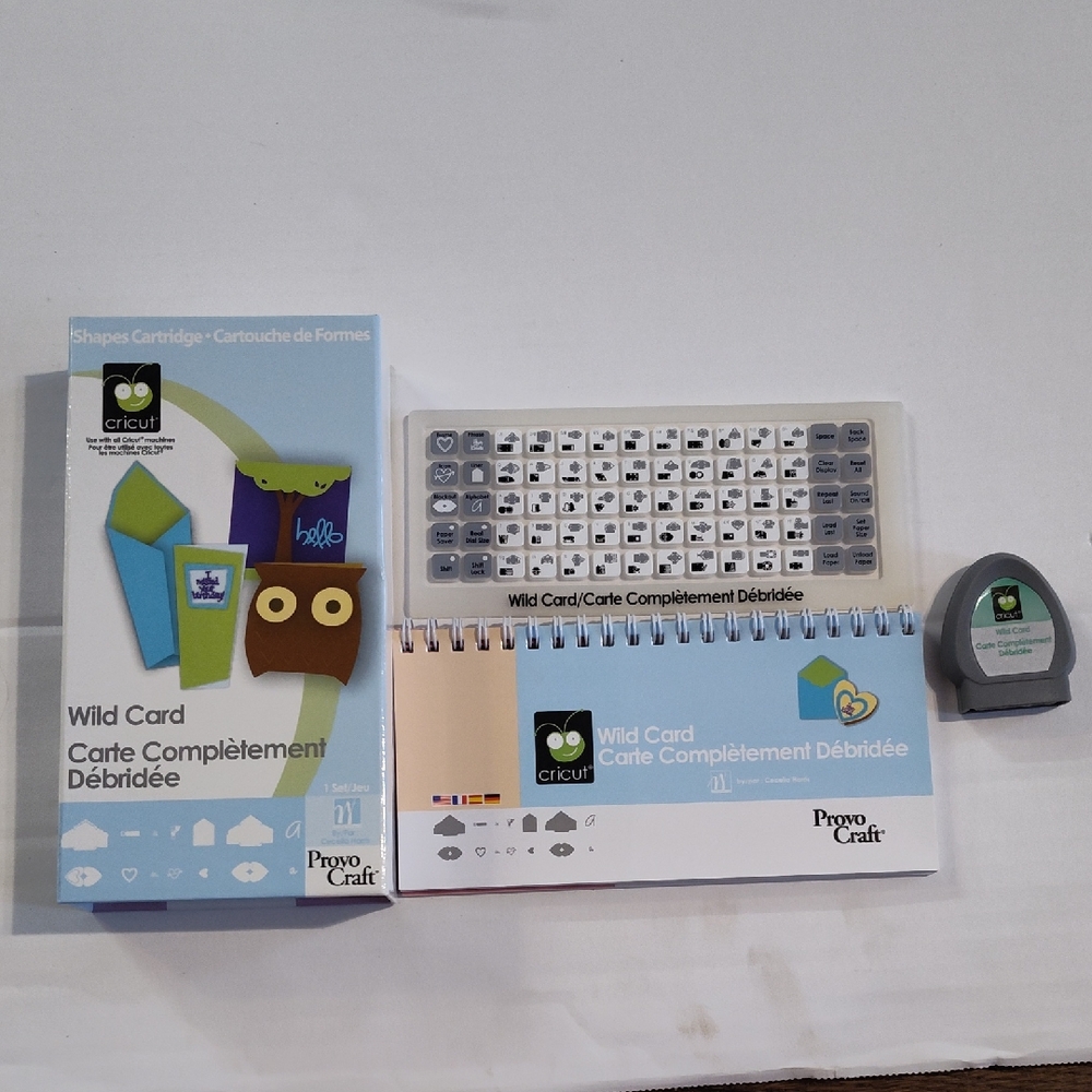 Cricut Wild Card Cartridge Complete Shapes Cartridge